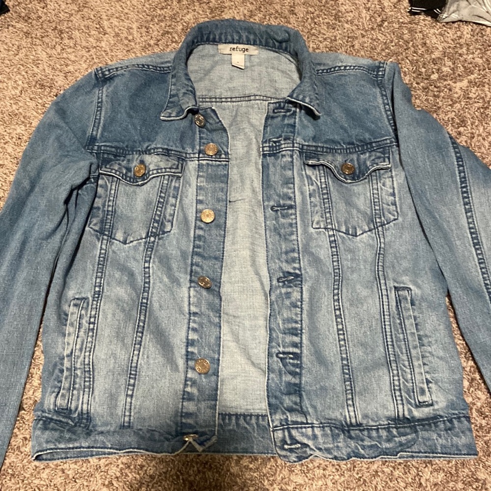 I’m selling a Jean jacket size S by Refuge